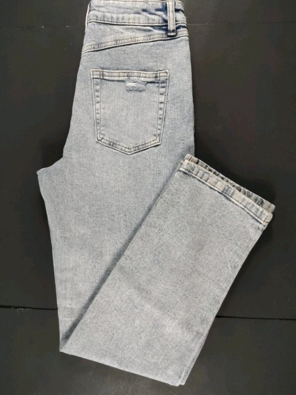 REWASH-NWT-Women's Vintage Reunion 90's Straight Distressed Denim Jeans-Sz 3/26